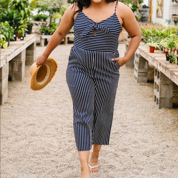 Margaret Maritime Striped Jumpsuit - Picture 6 of 12